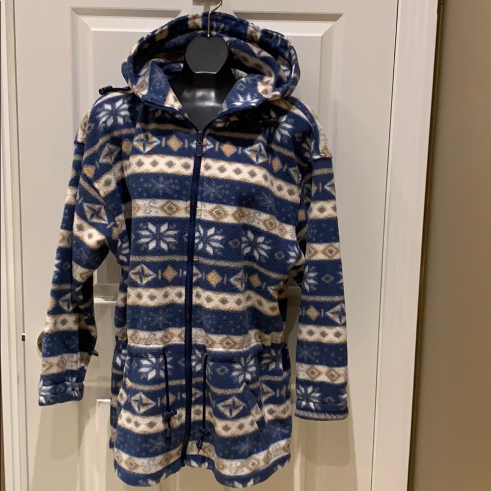 Fleece sweather jacket